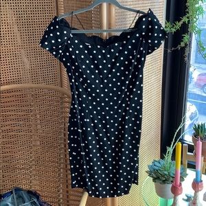 Vintage Off Shoulder Dress